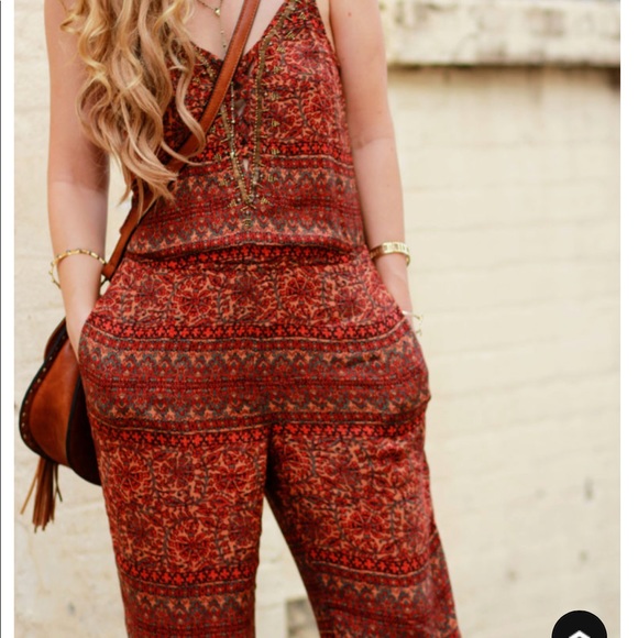 Boho Jumpsuit - Picture 1 of 8
